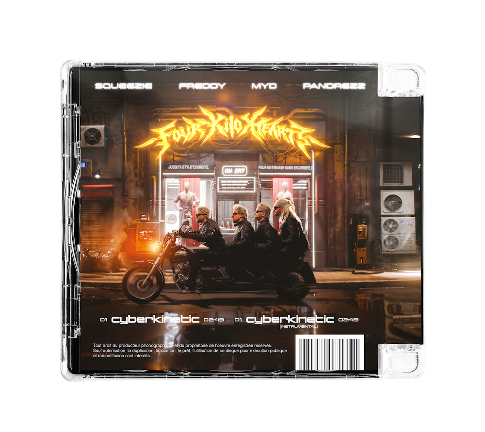 CD Single “Cyberkinetic” – Four Kilo Hearts