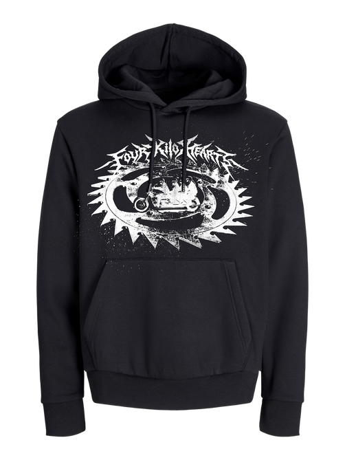 Hoodie noir “Winter Tour 2026” – Four Kilo Hearts